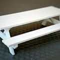 Bàn picnic tỉ lệ 1/12 cho mô hình thu nhỏ - Thumbnail 1