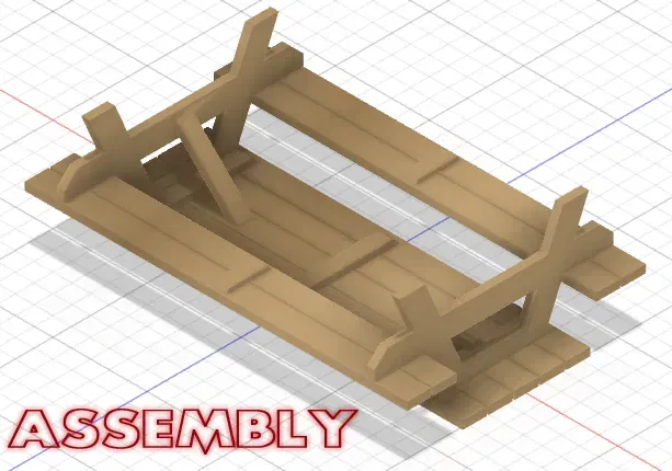 Bàn picnic tỉ lệ 1/12 cho mô hình thu nhỏ - Image 3