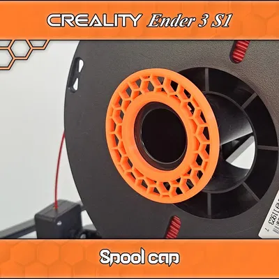 Nắp cuộn filament cho máy in 3D Ender 3 S1 với họa tiết tổ ong