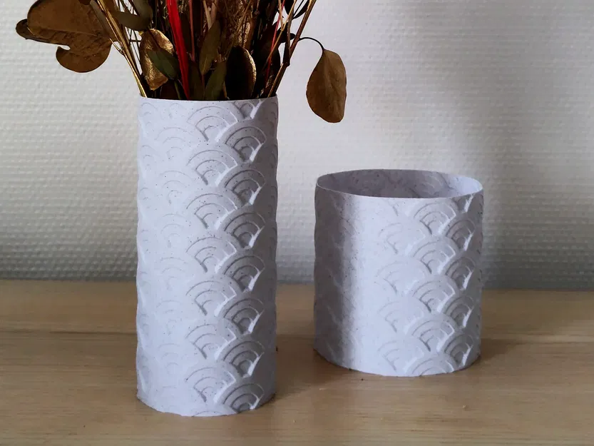 Bình hoa và chậu cây phong cách sóng Nhật Bản - Image 2