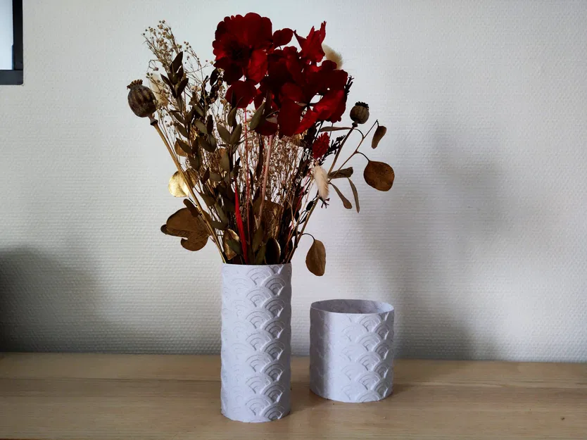 Bình hoa và chậu cây phong cách sóng Nhật Bản - Image 3