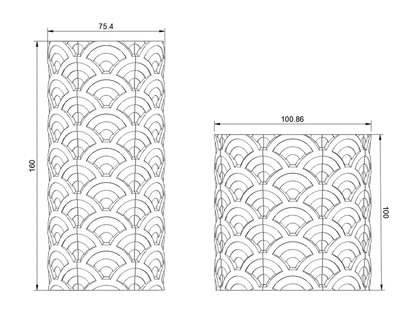 Bình hoa và chậu cây phong cách sóng Nhật Bản - Image 5