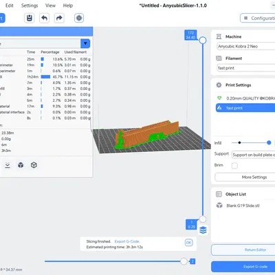 Trượt G19 trống không
