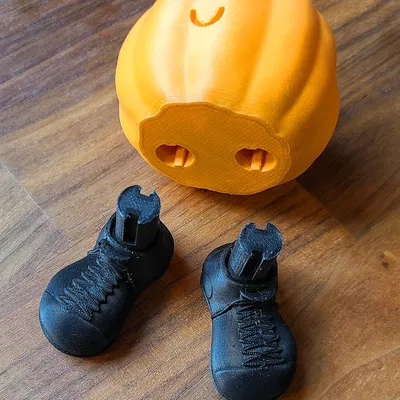 Nhân vật bí ngô dễ thương với nhiều biểu cảm khác nhau