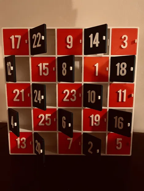 Lịch Giáng Sinh với thiết kế đơn giản từ Tinkercad - Image 2