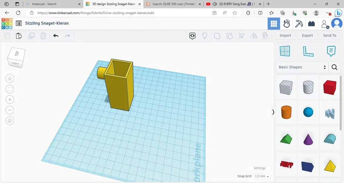 Hộp chứa phụ kiện PC QUBE 500 - Image 1
