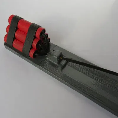 Giá đỡ nhang hình thuốc nổ độc đáo