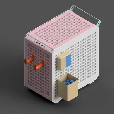 Máy phân phát Post-it cho Cooler Master QUBE 500