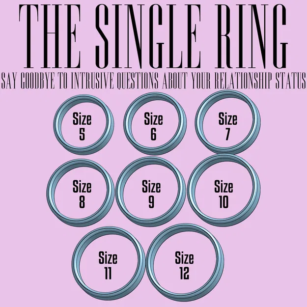 Nhẫn Độc Thân - Tuyên ngôn về sự độc lập và tự tin - Image 1