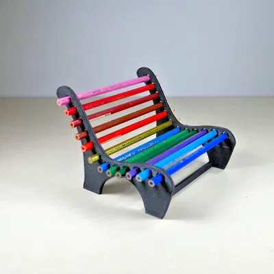 Giá đỡ bút hình ghế không cần hỗ trợ