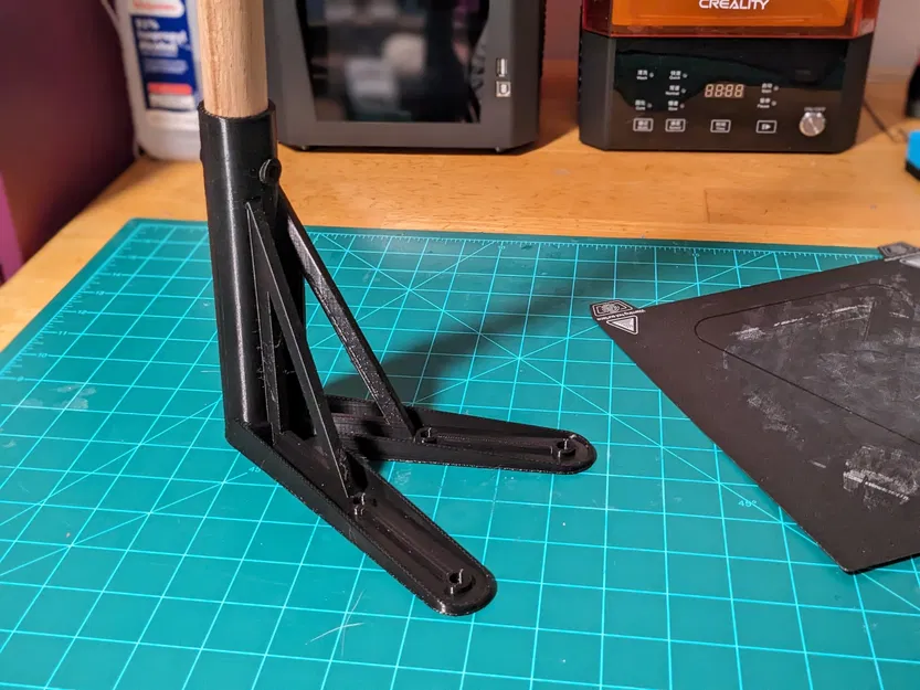 Giá đỡ thanh 1 inch nghiêng 85º gắn lên bề mặt - Image 1