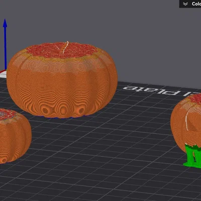 3 người bạn bí ngô với nhiều tùy chọn khuôn mặt