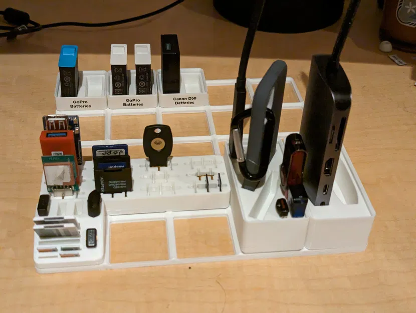 Giá đỡ pin cho GoPro Hero 10/11 Gridfinity 1x1 - Image 2