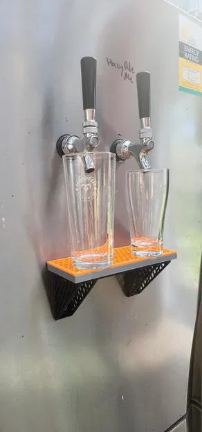 Khay nhỏ giọt bia gắn tường cho vòi bia - Image 2