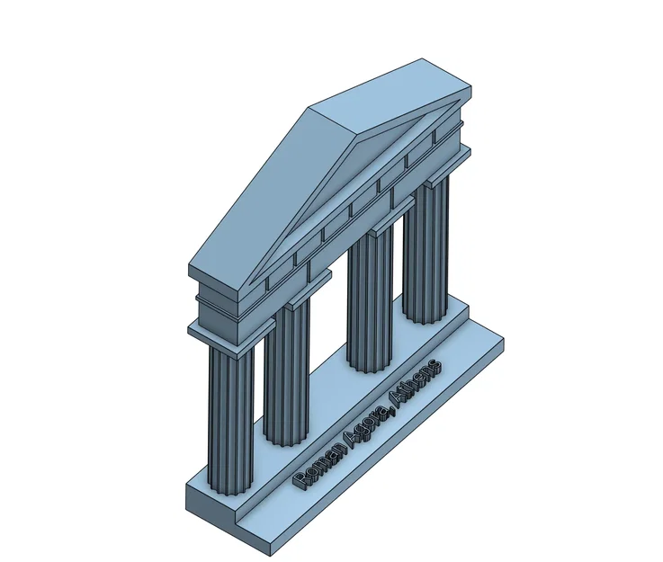 Cổng Agora La Mã tại Athens, Hy Lạp trong trạng thái nguyên bản - Image 1