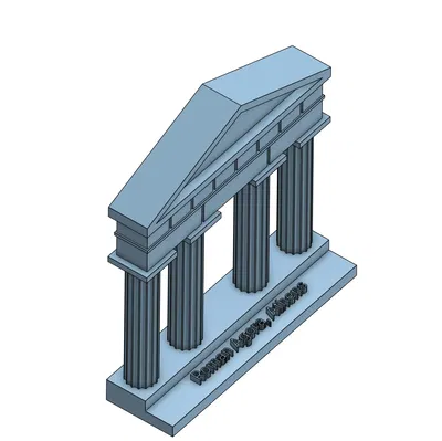 Cổng Agora La Mã tại Athens, Hy Lạp trong trạng thái nguyên bản