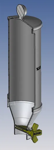 Máy phân phối thức ăn khô kiểu carousel - Image 3