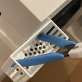 Khay để điện thoại di động và điều khiển cho chân Ikea Lack - Thumbnail 1