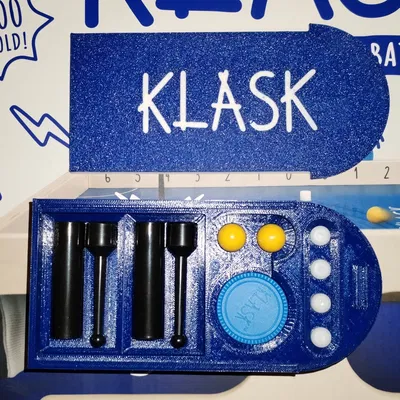 Hộp phụ kiện Klask để lưu trữ tất cả các bộ phận