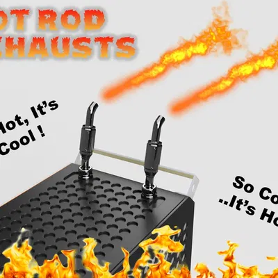 Bộ ống xả nâng cấp cho thùng máy Qube 500