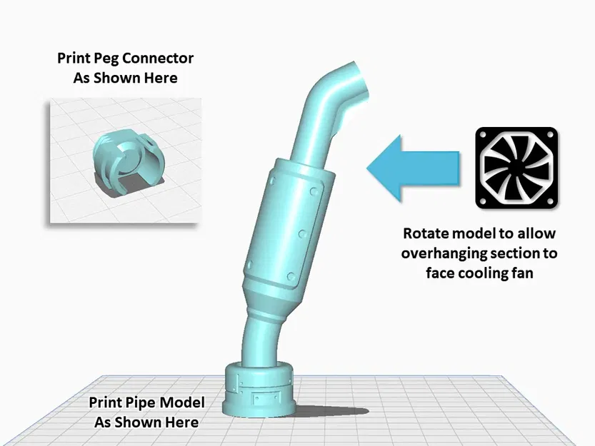 Bộ ống xả nâng cấp cho thùng máy Qube 500 - Image 2