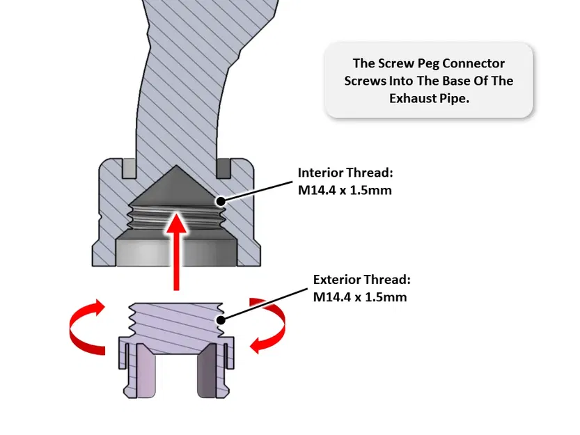 Bộ ống xả nâng cấp cho thùng máy Qube 500 - Image 3