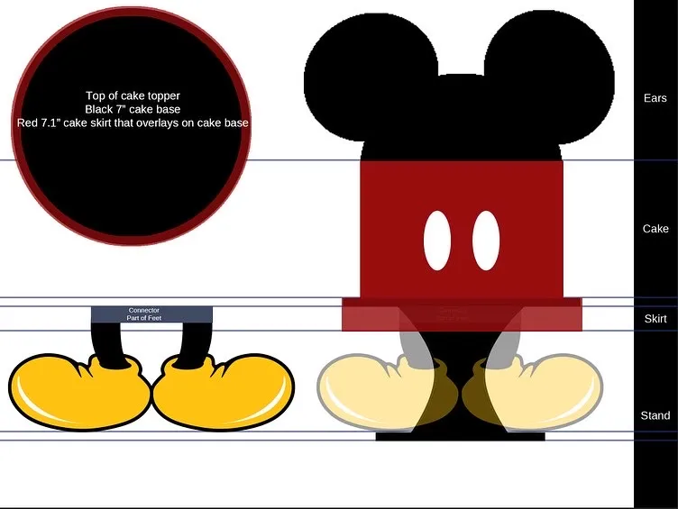 Giá đỡ bánh sinh nhật có thể thay đổi trang trí - Image 5