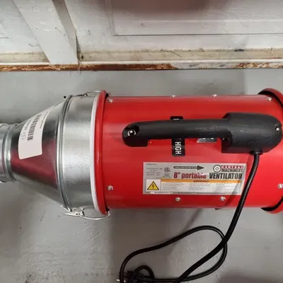 Bộ chuyển đổi ống xả K40 4" sang quạt thông gió di động 8