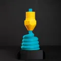 Tượng giải thưởng vòi phun in 3D với đế ổn định - Thumbnail 6