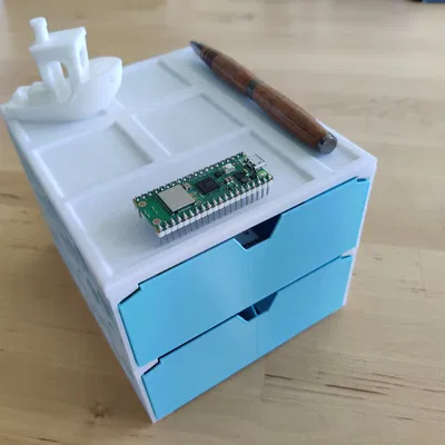 Kệ ngăn kéo tổ ong với hỗ trợ cho QUBE 500