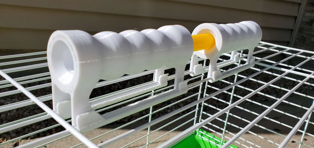 Tay cầm cho chuồng thú với khoảng cách thanh 22mm - Image 1