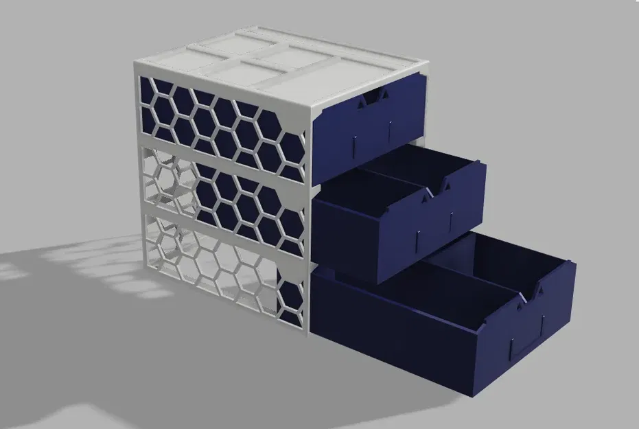 Kệ ngăn kéo tổ ong với hỗ trợ cho QUBE 500 - Image 6