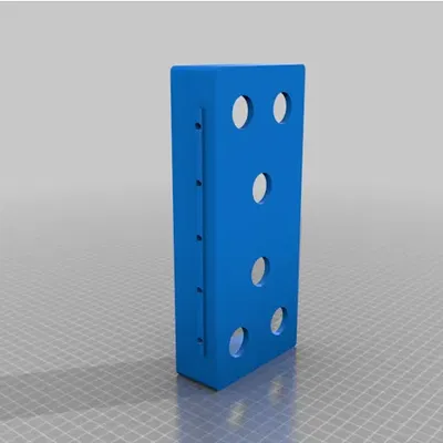 Hộp nút cho nút/đèn 22mm gắn bên hông trên thanh 1010