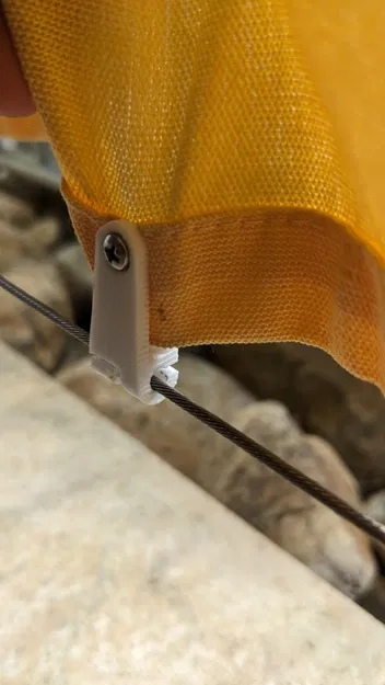 Kẹp treo rèm ngoài trời cho dây thép - Image 1