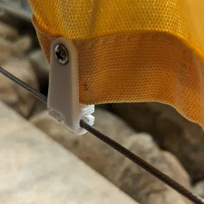 Kẹp treo rèm ngoài trời cho dây thép