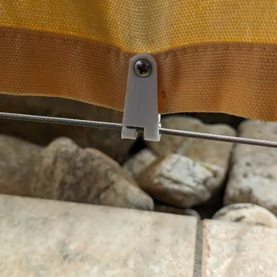 Kẹp treo rèm ngoài trời cho dây thép