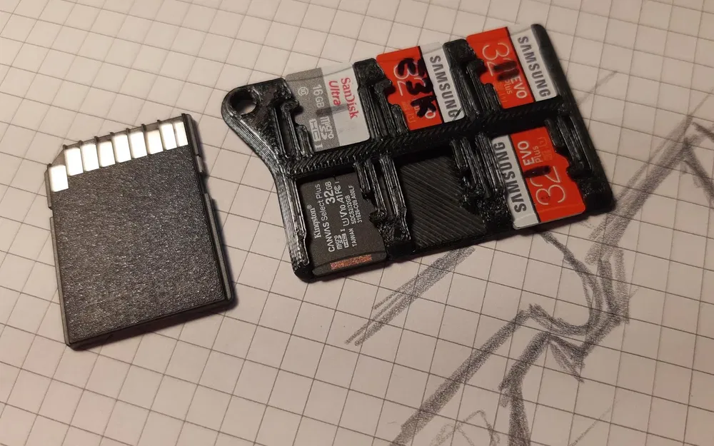 Vỏ đựng thẻ MicroSD mỏng gọn cho 6 thẻ - Image 1