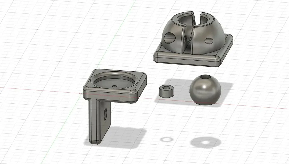 Giá đỡ camera từ tính với khớp cầu cho máy kéo - Image 1