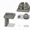 Giá đỡ camera từ tính với khớp cầu cho máy kéo - Thumbnail 1