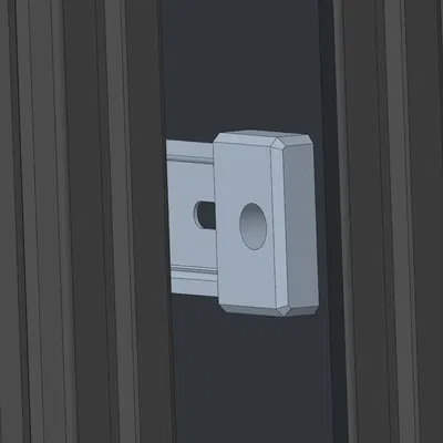 Nắp cuối ray DIN cho vít đầu tròn M6x12