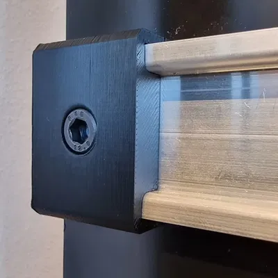 Giá đỡ ray DIN cho vít đầu M6 và nắp cuối