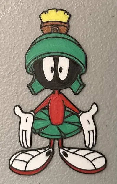 Nam châm Marvin the Martian nhiều màu sắc - Image 1
