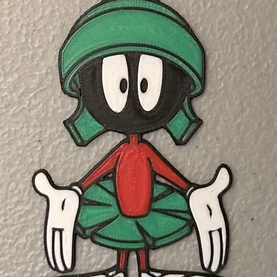 Nam châm Marvin the Martian nhiều màu sắc