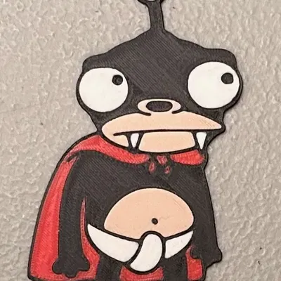 Nam châm Nibbler nhiều màu sắc từ Futurama