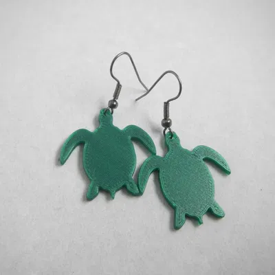 Bông tai hình rùa phong cách thời trang