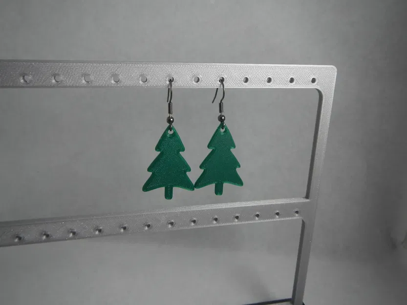 Bông tai hình cây thông Giáng sinh - Image 1