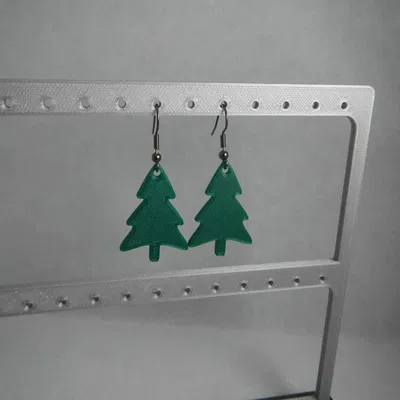 Bông tai hình cây thông Giáng sinh