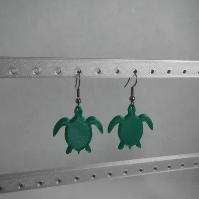 Bông tai hình rùa phong cách thời trang