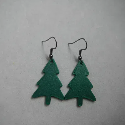 Bông tai hình cây thông Giáng sinh