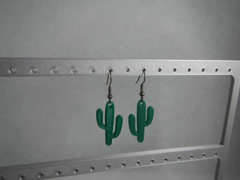 Bông tai hình xương rồng thời trang cho phái đẹp - Image 2